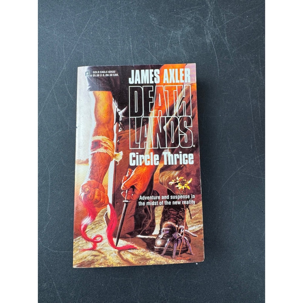 Deathlands Circle Thrice James Axler 1996 First Edition Paperback Book